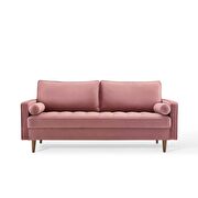 Performance velvet sofa in dusty rose by Modway additional picture 6