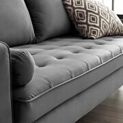 Performance velvet sofa in gray by Modway additional picture 8