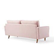 Performance velvet sofa in pink additional photo 5 of 9