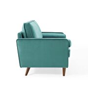 Performance velvet sofa in teal by Modway additional picture 4