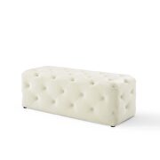 Tufted button entryway performance velvet bench in ivory by Modway additional picture 8