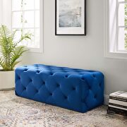 Tufted button entryway performance velvet bench in navy by Modway additional picture 9