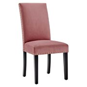 Performance velvet dining side chairs - set of 2 in dusty rose by Modway additional picture 6