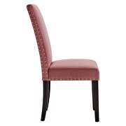 Performance velvet dining side chairs - set of 2 in dusty rose by Modway additional picture 9