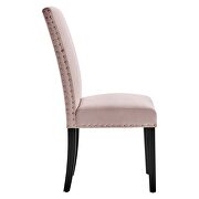 Performance velvet dining side chairs - set of 2 in pink by Modway additional picture 8
