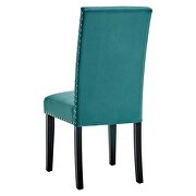Performance velvet dining side chairs - set of 2 in teal by Modway additional picture 7