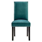 Performance velvet dining side chairs - set of 2 in teal by Modway additional picture 9