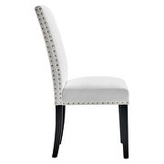 Performance velvet dining side chairs - set of 2 in white by Modway additional picture 8