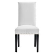 Performance velvet dining side chairs - set of 2 in white by Modway additional picture 9
