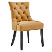 Tufted performance velvet dining side chairs - set of 2 in cognac by Modway additional picture 8
