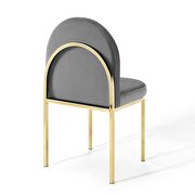 Channel tufted performance velvet dining side chair in gold gray by Modway additional picture 6