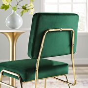 Performance velvet dining side chair in gold green by Modway additional picture 7
