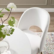 Dining room side chair in white additional photo 3 of 9