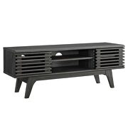 Media console TV stand in charcoal finish by Modway additional picture 5