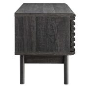 Media console TV stand in charcoal finish by Modway additional picture 6