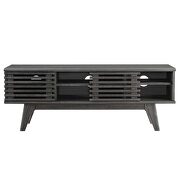 Media console TV stand in charcoal finish by Modway additional picture 8