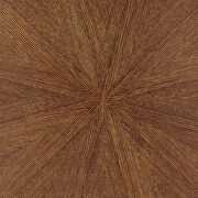 Oval wood dining table in walnut by Modway additional picture 2