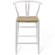 Wood counter stool in white by Modway additional picture 5