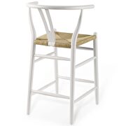 Wood counter stool in white by Modway additional picture 6