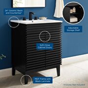 Bathroom vanity in black white by Modway additional picture 2