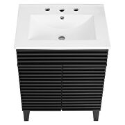 Bathroom vanity in black white by Modway additional picture 6