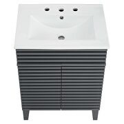 Bathroom vanity in gray white by Modway additional picture 6