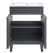 Bathroom vanity in gray white by Modway additional picture 7