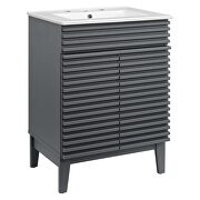 Bathroom vanity in gray white by Modway additional picture 9