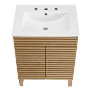 Bathroom vanity in oak white by Modway additional picture 7