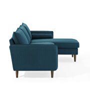 Right or left sectional sofa in azure additional photo 4 of 12