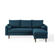 Right or left sectional sofa in azure by Modway additional picture 6