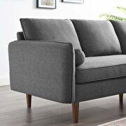 Right or left sectional sofa in gray by Modway additional picture 11