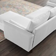 Right or left sectional sofa in white by Modway additional picture 11