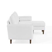 Right or left sectional sofa in white additional photo 4 of 12
