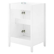 Bathroom vanity cabinet (sink basin not included) in white additional photo 5 of 8