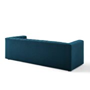 Channel tufted upholstered fabric sofa in azure by Modway additional picture 8