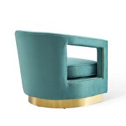 Performance velvet armchair in mint by Modway additional picture 6