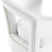 Performance velvet armchair in white by Modway additional picture 5