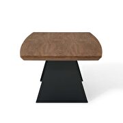 Coffee table in walnut by Modway additional picture 3