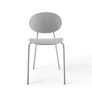 Dining side chair set of 2 in gray by Modway additional picture 5