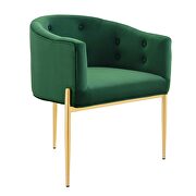 Tufted performance velvet accent chair in emerald by Modway additional picture 8