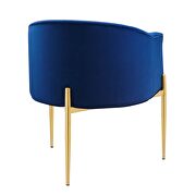 Tufted performance velvet accent chair in navy by Modway additional picture 6