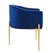 Tufted performance velvet accent chair in navy by Modway additional picture 7