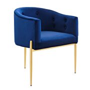Tufted performance velvet accent chair in navy by Modway additional picture 8