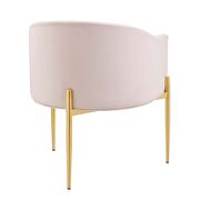 Tufted performance velvet accent chair in pink by Modway additional picture 6