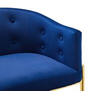 Tufted performance velvet accent dining armchair in navy by Modway additional picture 4