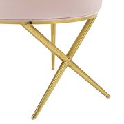 Tufted performance velvet accent dining armchair in pink by Modway additional picture 4