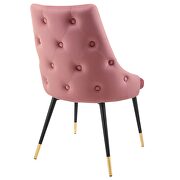 Tufted performance velvet dining side chair in dusty rose by Modway additional picture 6