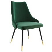 Tufted performance velvet dining side chair in green by Modway additional picture 7