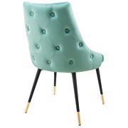 Tufted performance velvet dining side chair in mint by Modway additional picture 6